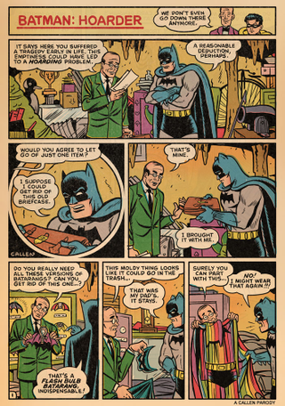 Illustration for article titled Batman: The Ultimate Hoarder?